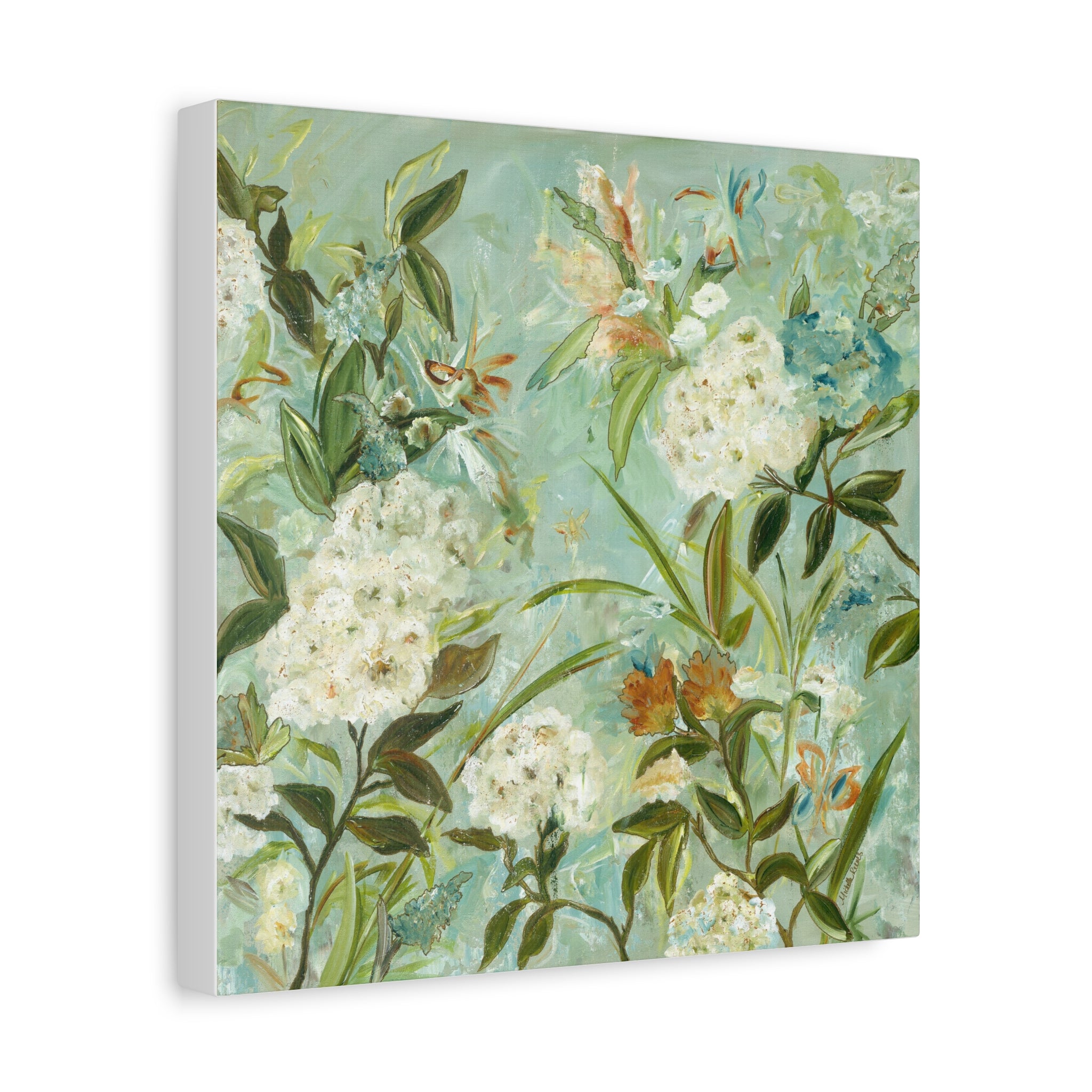 Abstract Floral Botanical -  Canvas Fine Art Print Edition