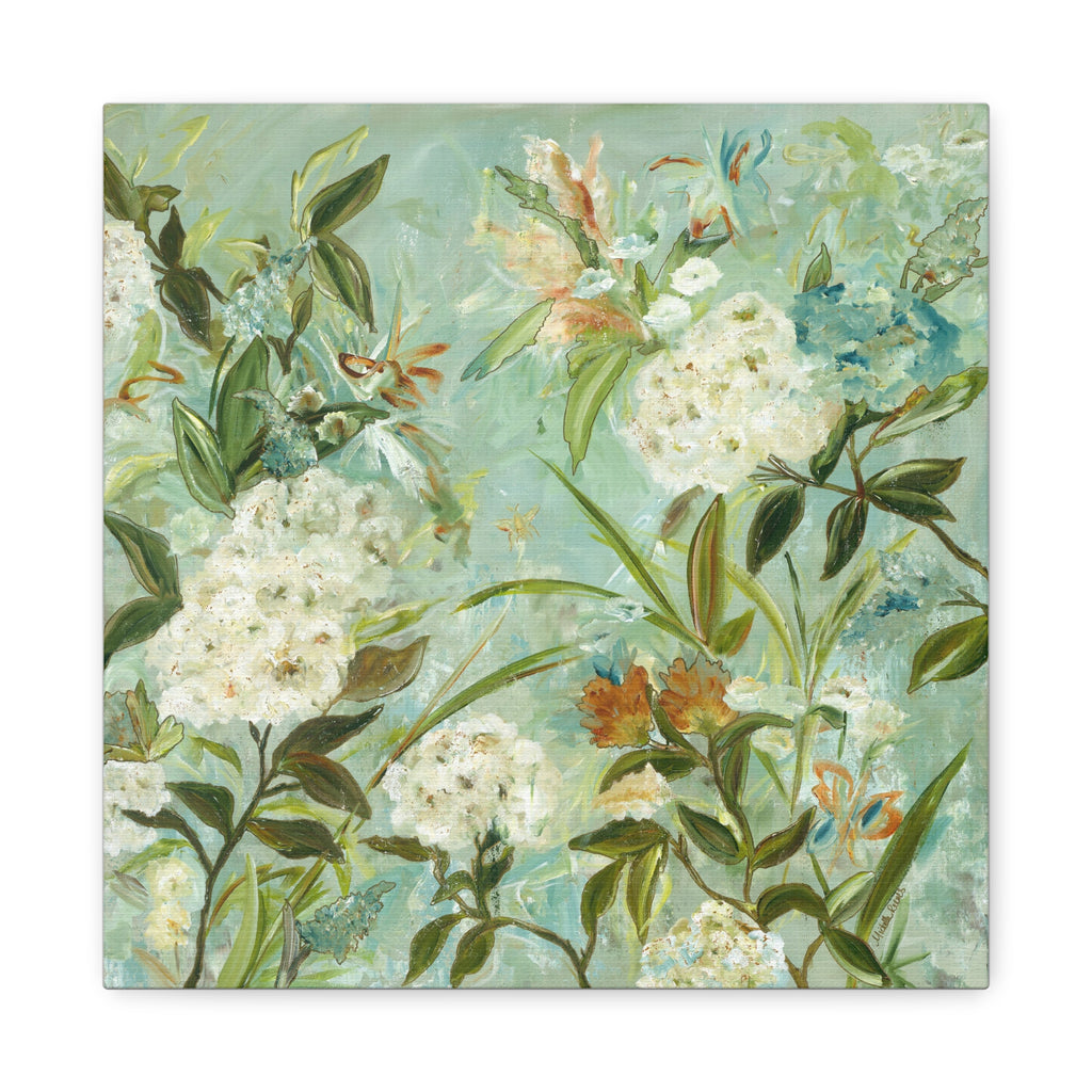 Abstract Floral Botanical -  Canvas Fine Art Print Edition