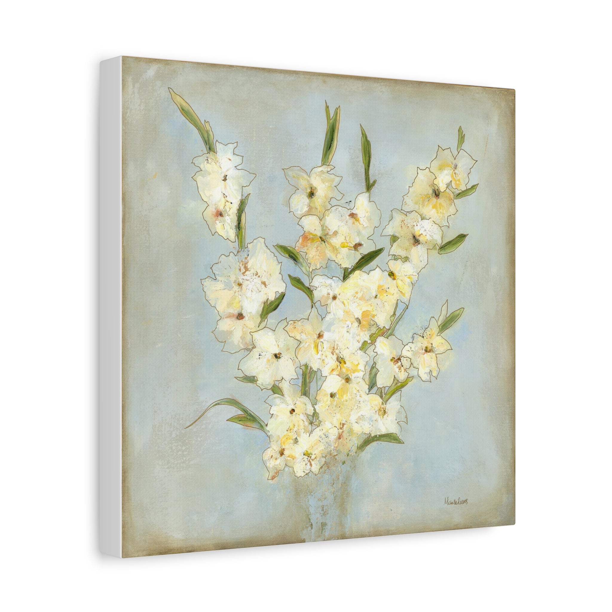 Yellow Gladiolas - Canvas Edition