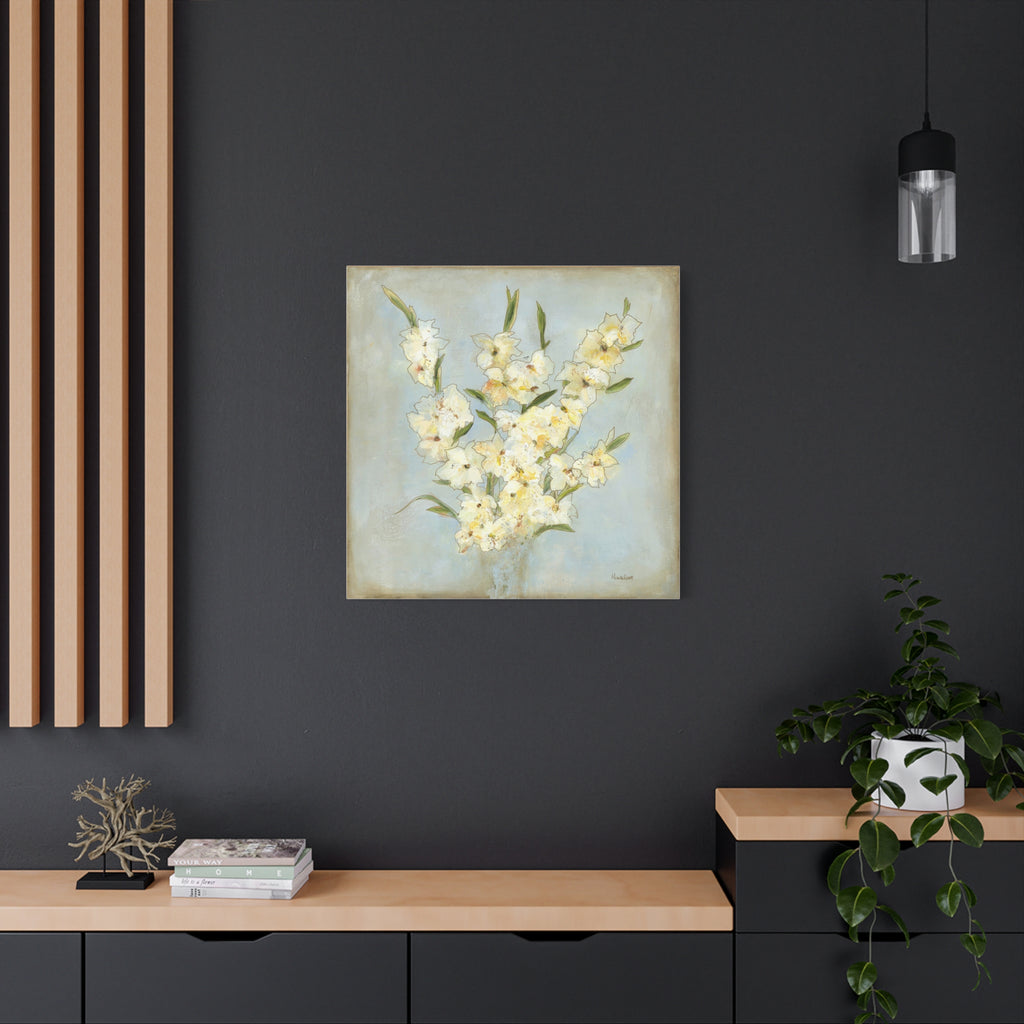 Yellow Gladiolas - Canvas Edition