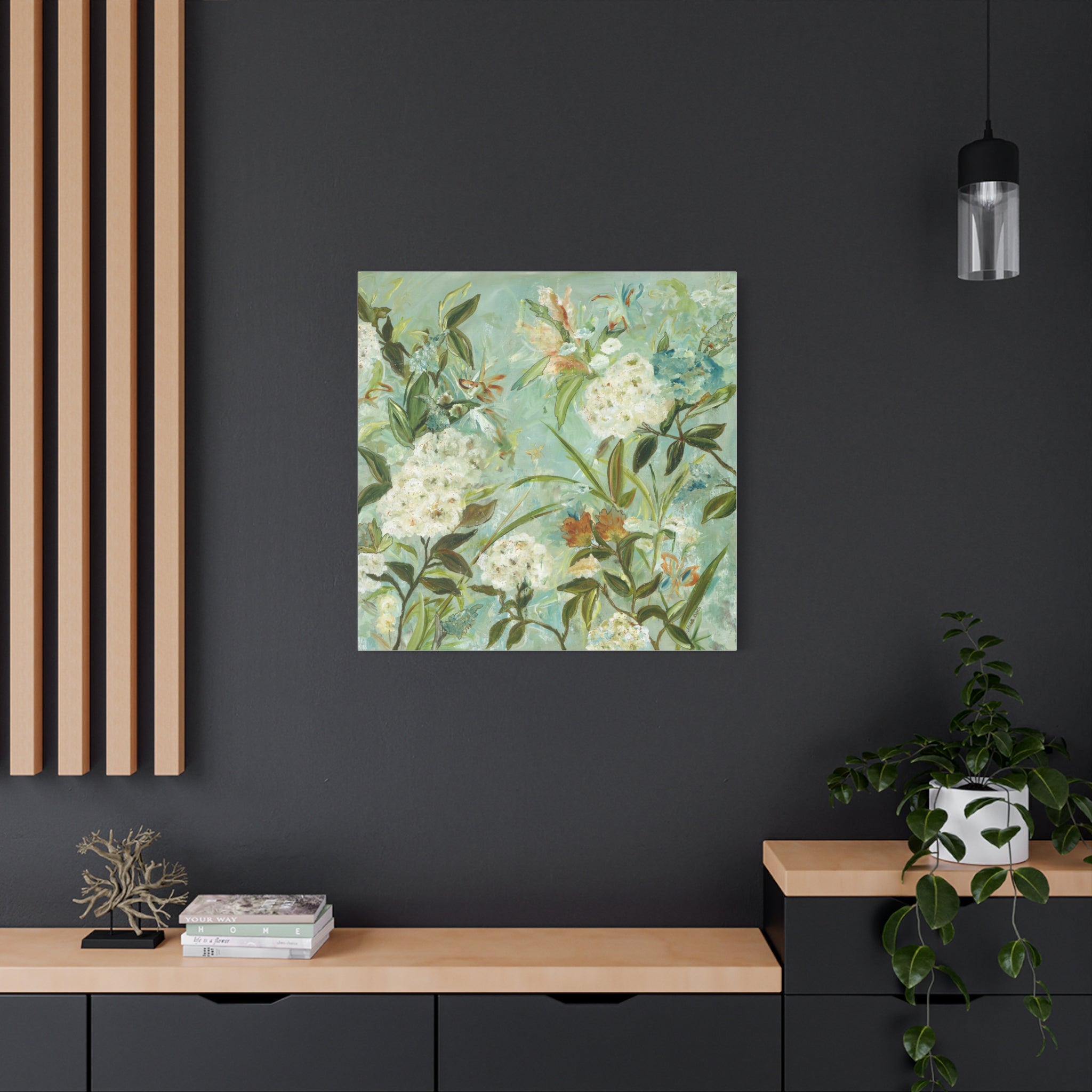 Abstract Floral Botanical -  Canvas Fine Art Print Edition