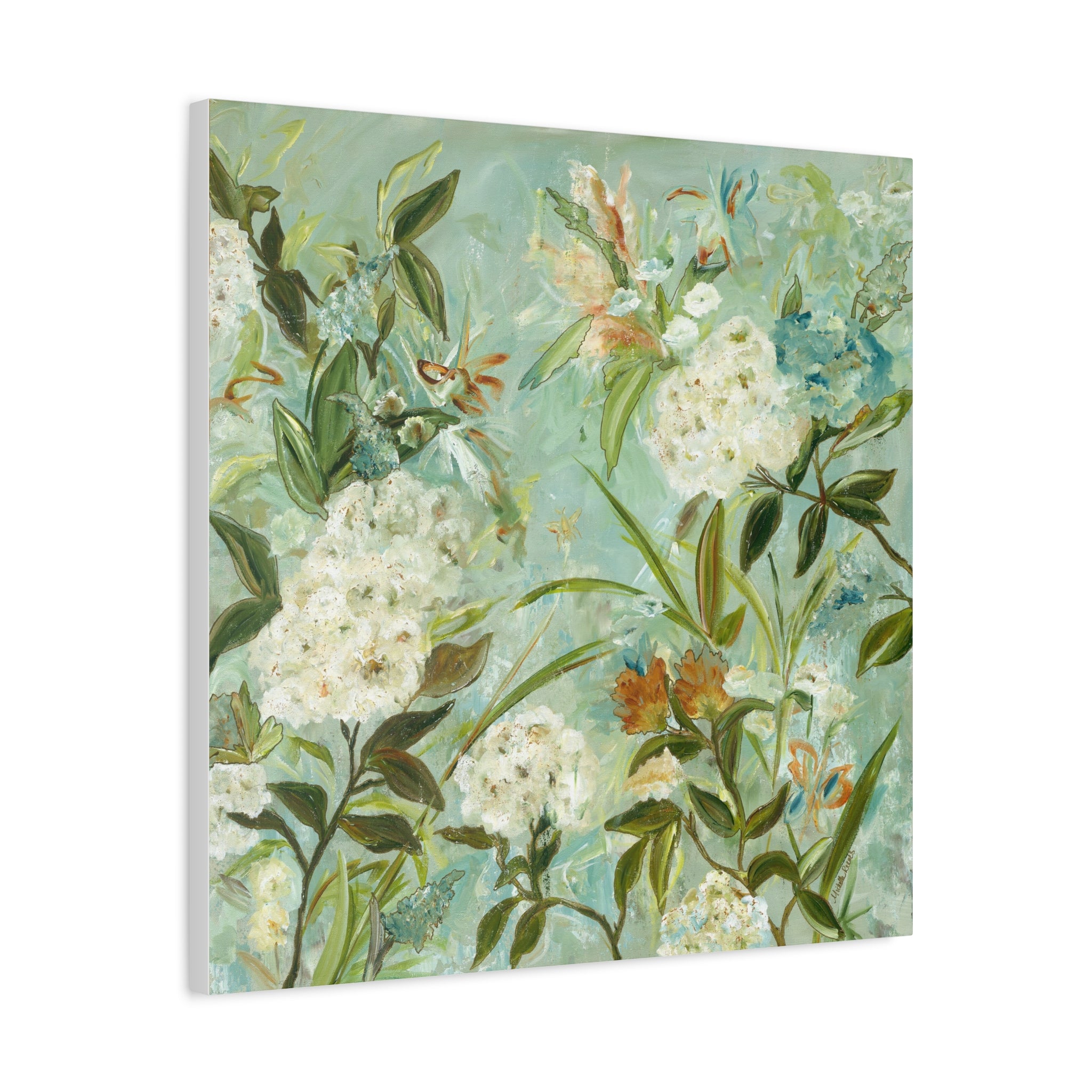 Abstract Floral Botanical -  Canvas Fine Art Print Edition