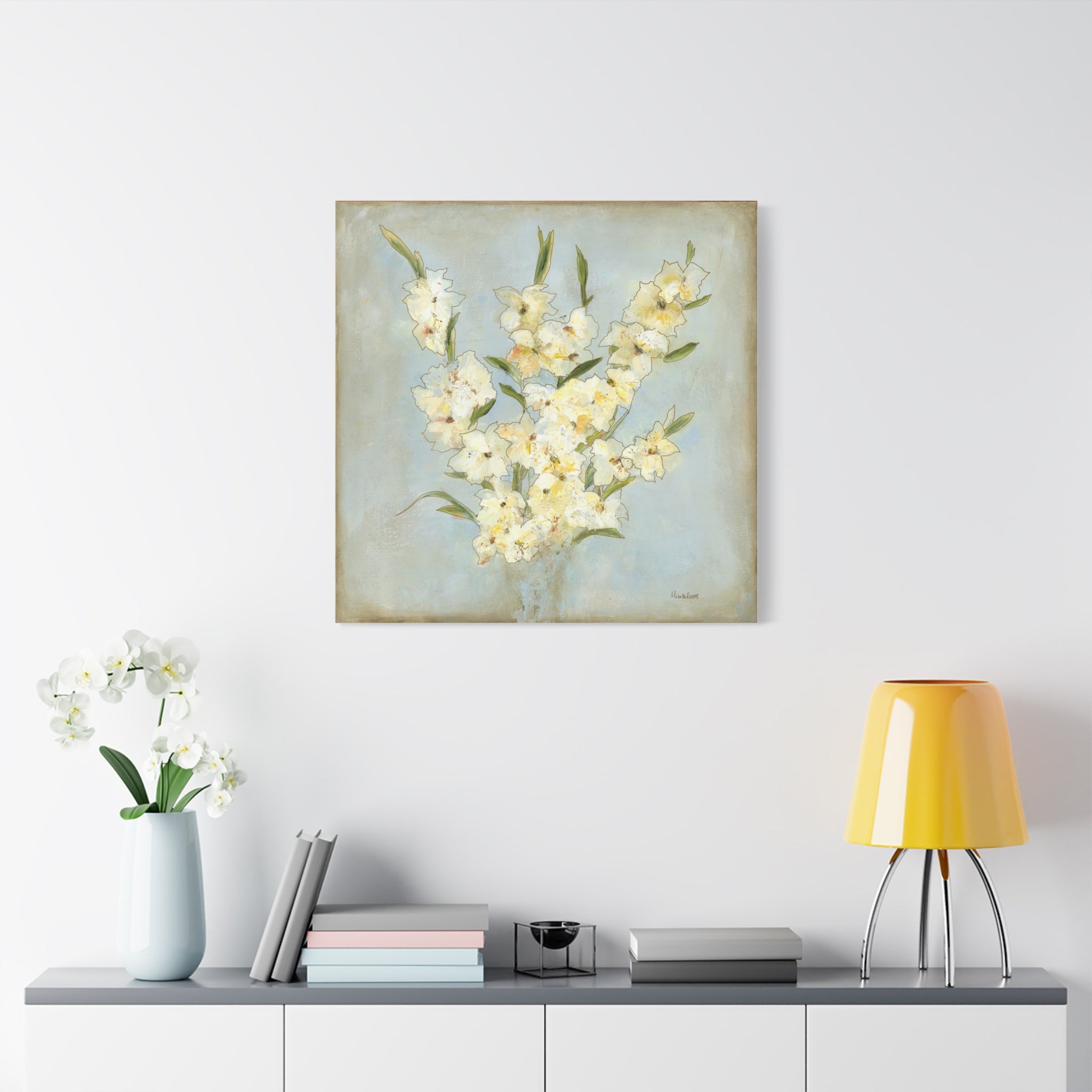 Yellow Gladiolas - Canvas Edition