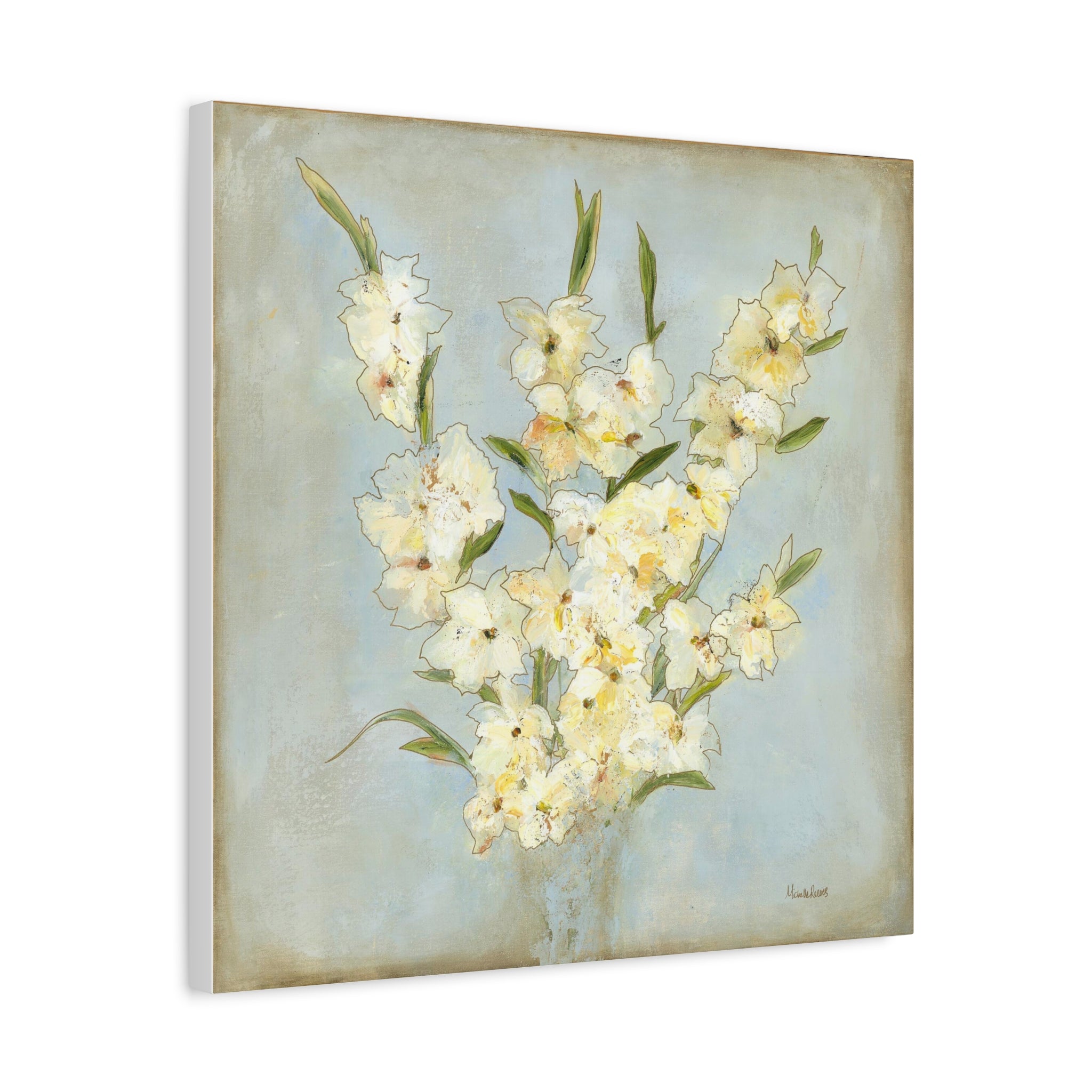 Yellow Gladiolas - Canvas Edition